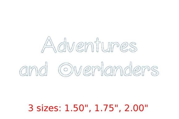 Adventures Bean Stitch Outline Font Review for Etsy Sellers