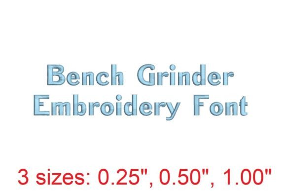 Bench Grinder Embroidery Font: A Designer’s Review for Boutique Sweatshirts