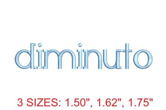 Diminuto RG Embroidery Font: A Designer's Review for Boutique Apparel