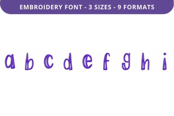 Ease My Mind Font a to I: A Seasonal Embroidery Designer’s Review
