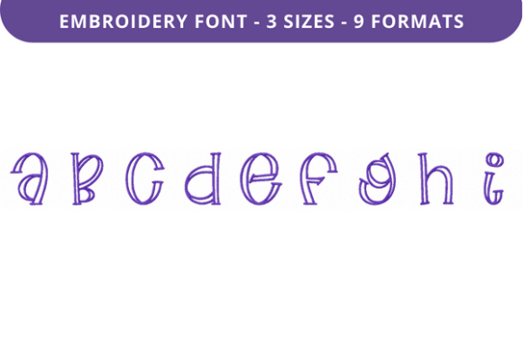 Flat Alfredo Font a to I: A Seasonal Embroidery Designer’s Review