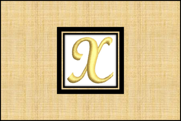 Gold Letter X: A Designer’s Review for Boutique Sweatshirt Embroidery