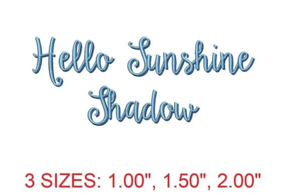 Hello Sunshine Shadow Embroidery Font: A Designer’s Real-World Review