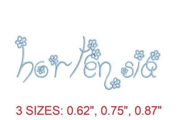 Hortensia Embroidery Font: A Designer’s Review for Personalized Gifts