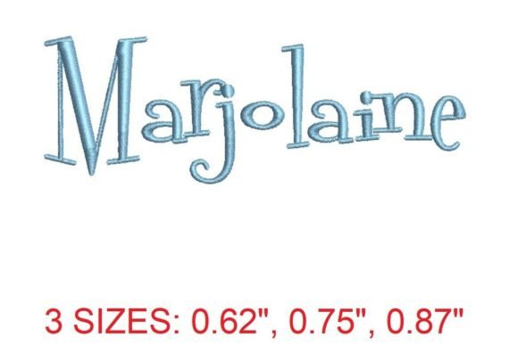 Marjolaine Embroidery Font: A Seasonal Designer’s Dream