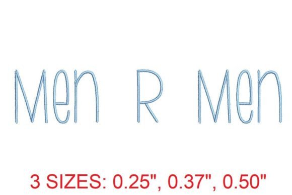 Men R Men Medium Font: A Seasonal Embroidery Designer’s Review