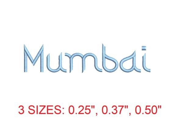 Mumbai Embroidery Font
