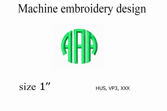 Review: Embroidery Design Circle Monogram for Small Business Branding