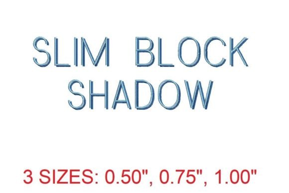 Reviewing Slim Block Shadow Font for Real Embroidery Projects