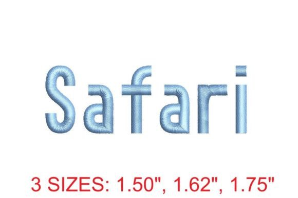 Safari Embroidery Font: A Wildly Charming Choice for Personalized Gifts