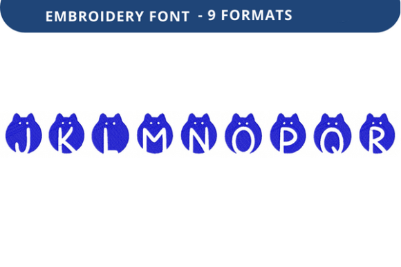 Skulls and Kitties Font J to R: A Designer’s Review for Business Embroidery