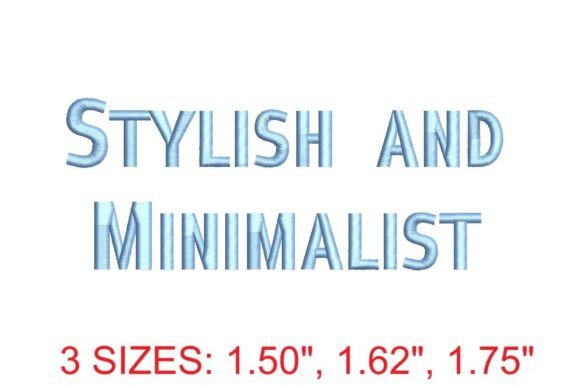Stylish and Minimalist Embroidery Font Review