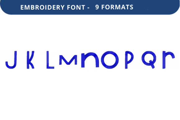 Taffy Luck Font J to R: A Designer’s Review for Boutique Apparel Embroidery